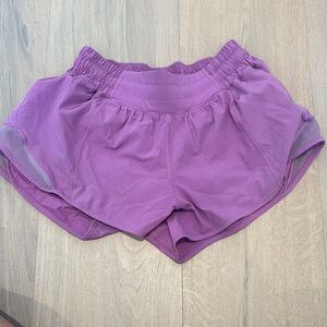 Lululemon purple shorts
